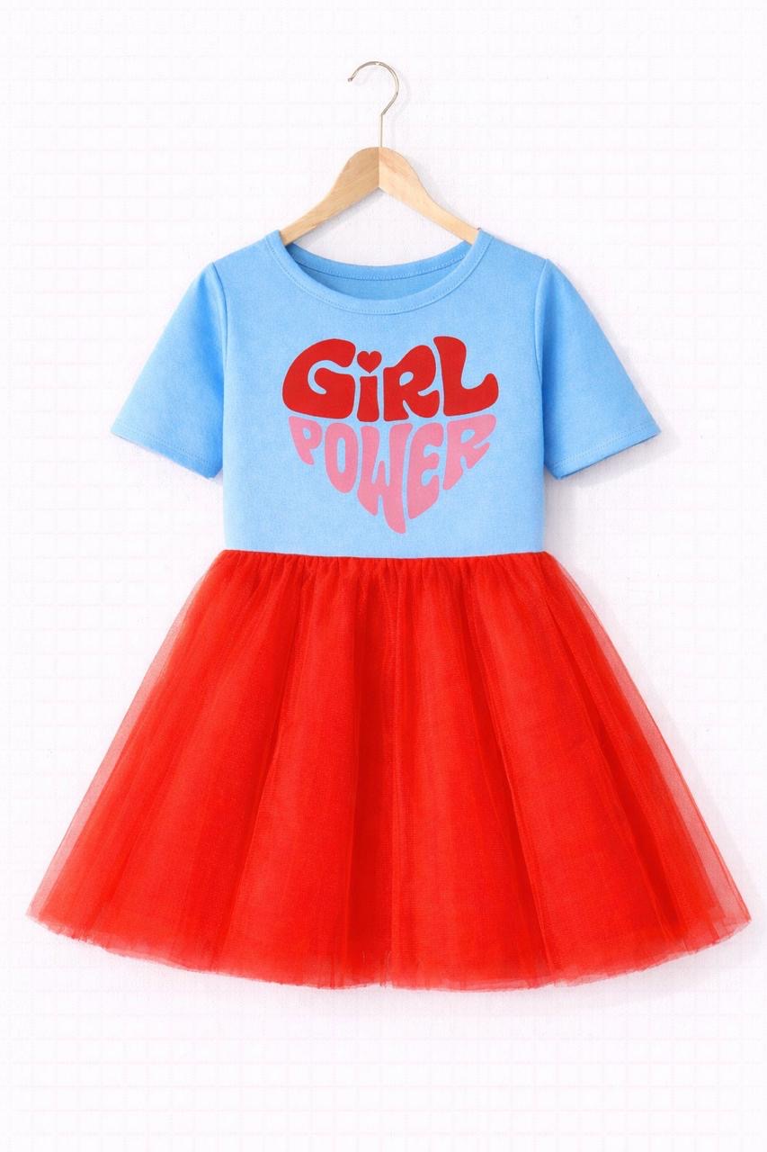 GIRL POWER NET FROCK