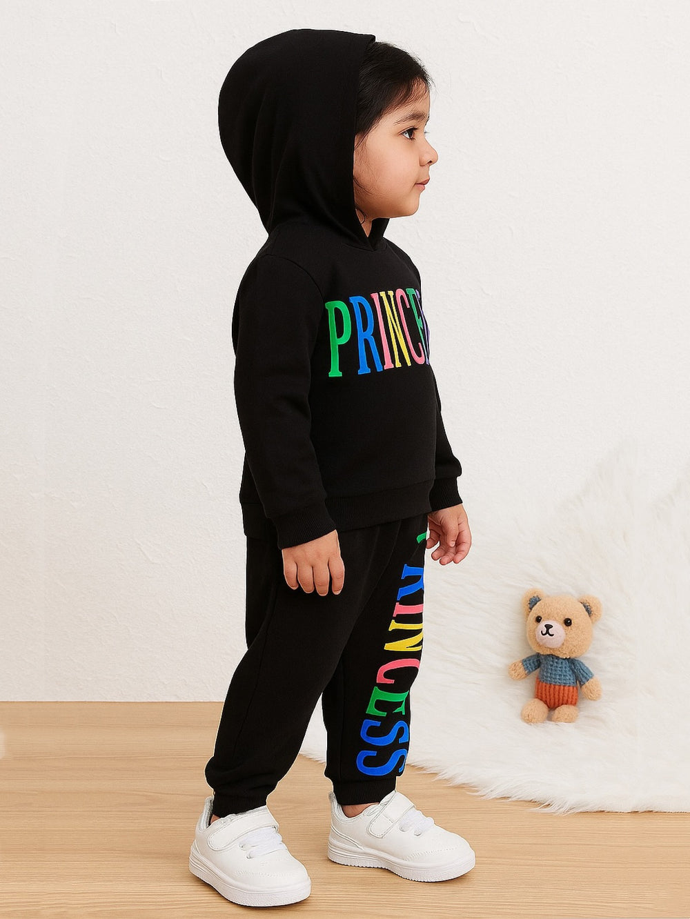BLACK PRINCESS FLEECE PAIR