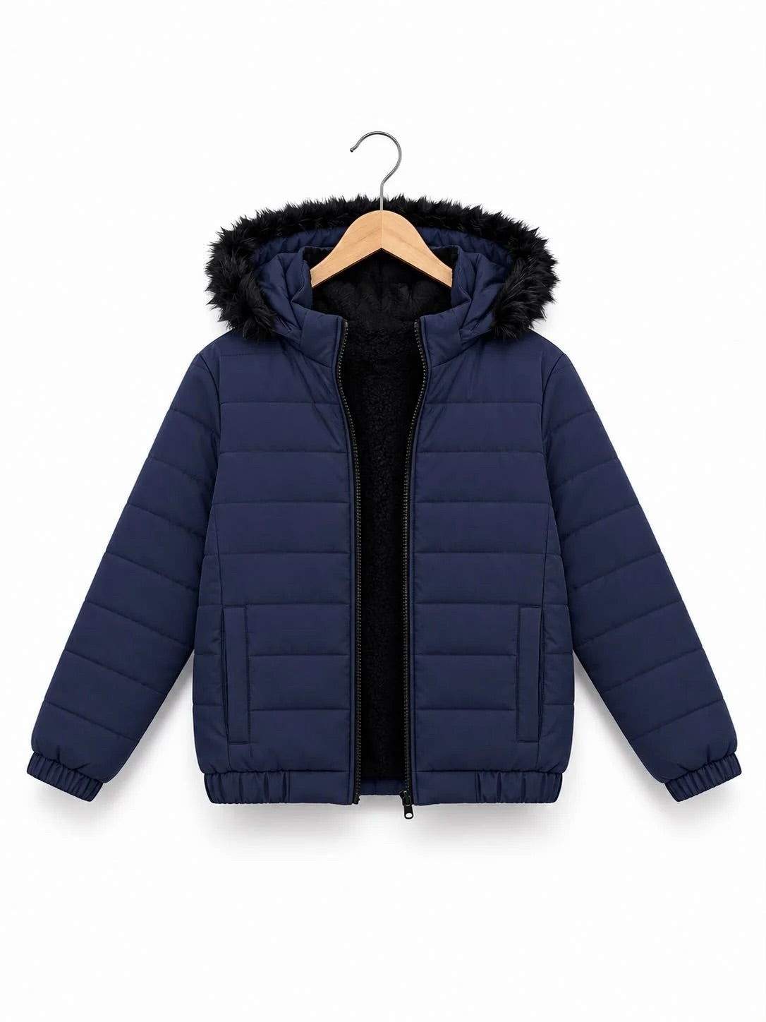 NAVI FUR PUFFER JACKET