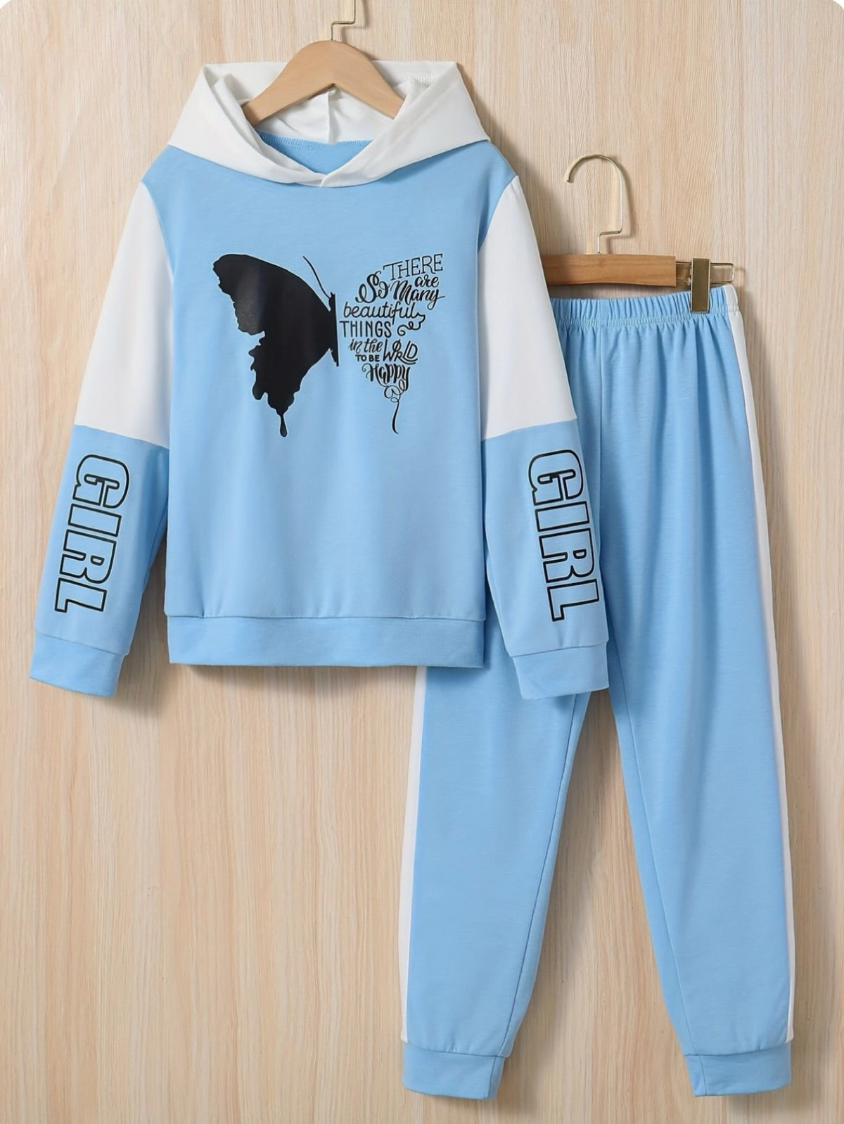SKY GIRL FLEECE PAIR
