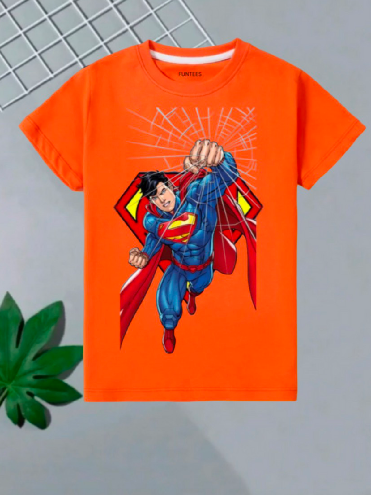 ORANGE SUPER MAN TEE