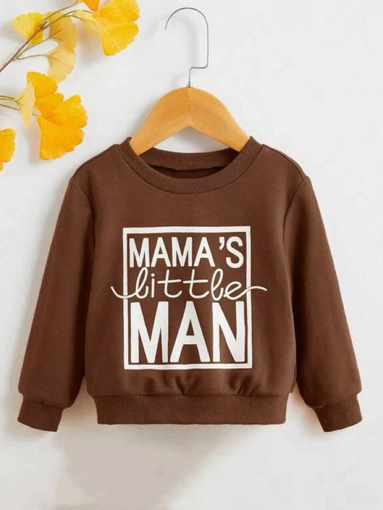 BROWN MAMA’S LITTLE MAN FLEECE SWEATSHIRT