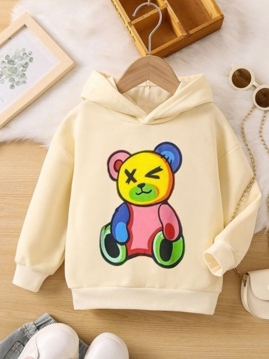 TEDDY BEAR FLEECE HOODIE