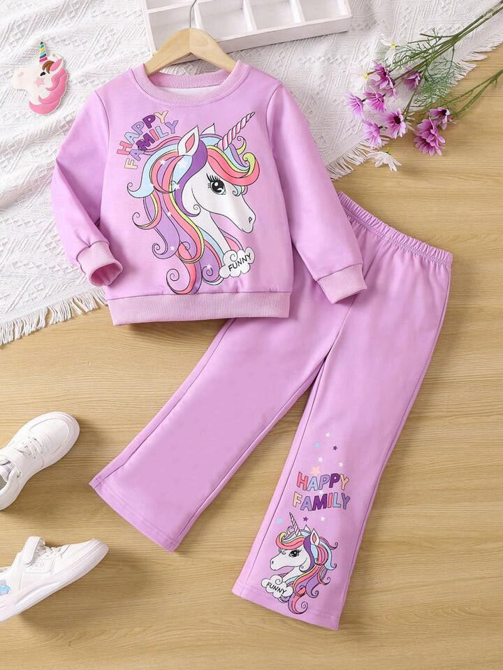 HAPPY FAMILY UNICORN FLEECE PAIR