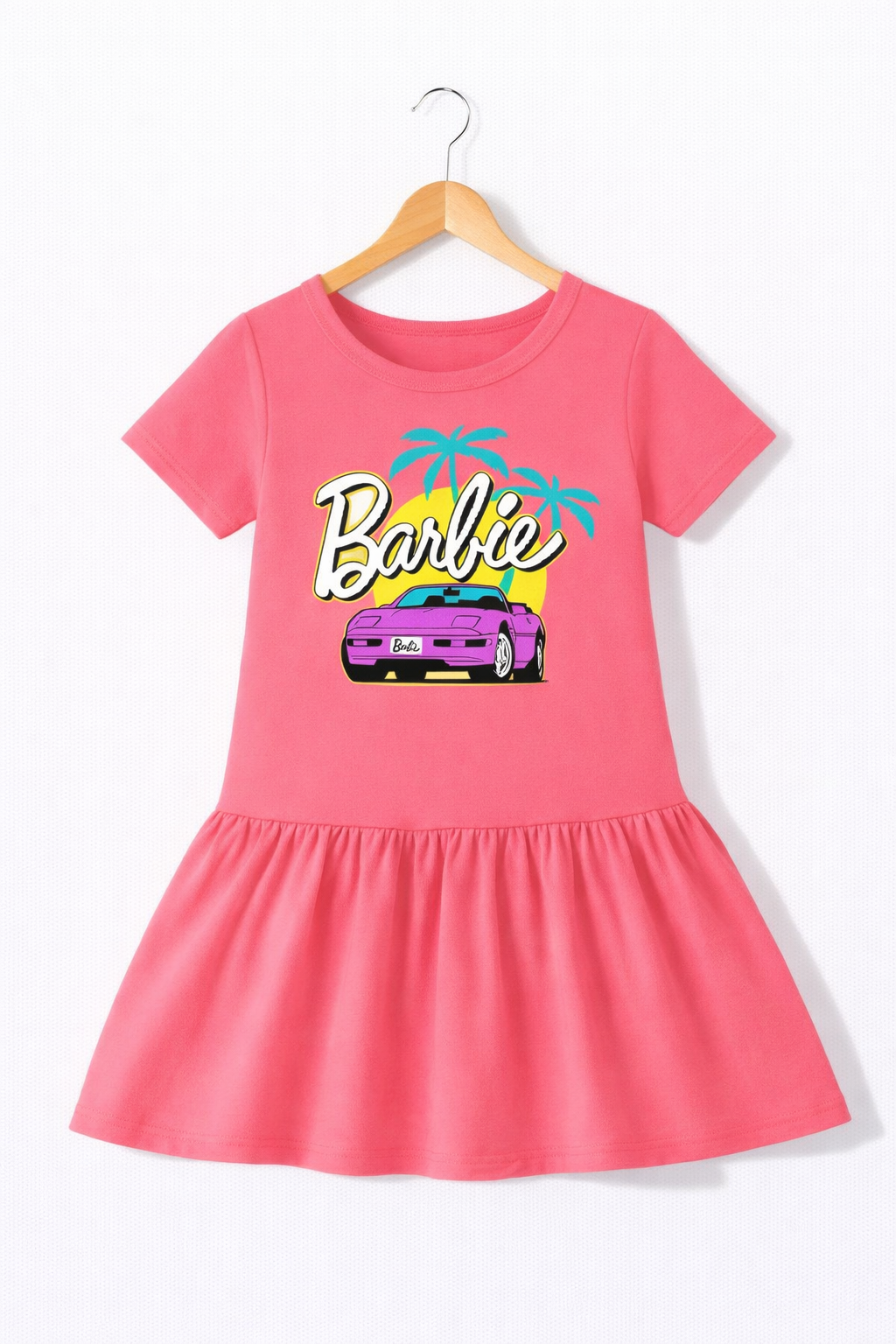 PEACH BARBIE SUMMER FROCK
