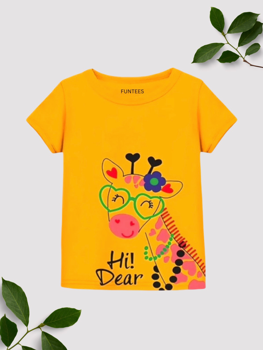 HI DEAR GIRAFFE TEE