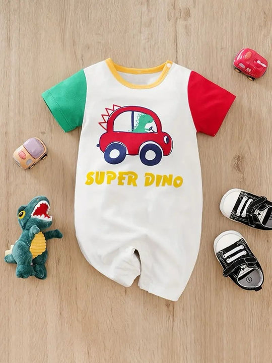 SUPER DINO RIDE ROMPER