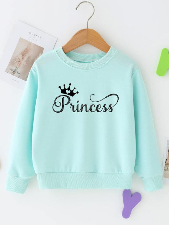 MINT PRINCESS FLEECE SWEATSHIRT