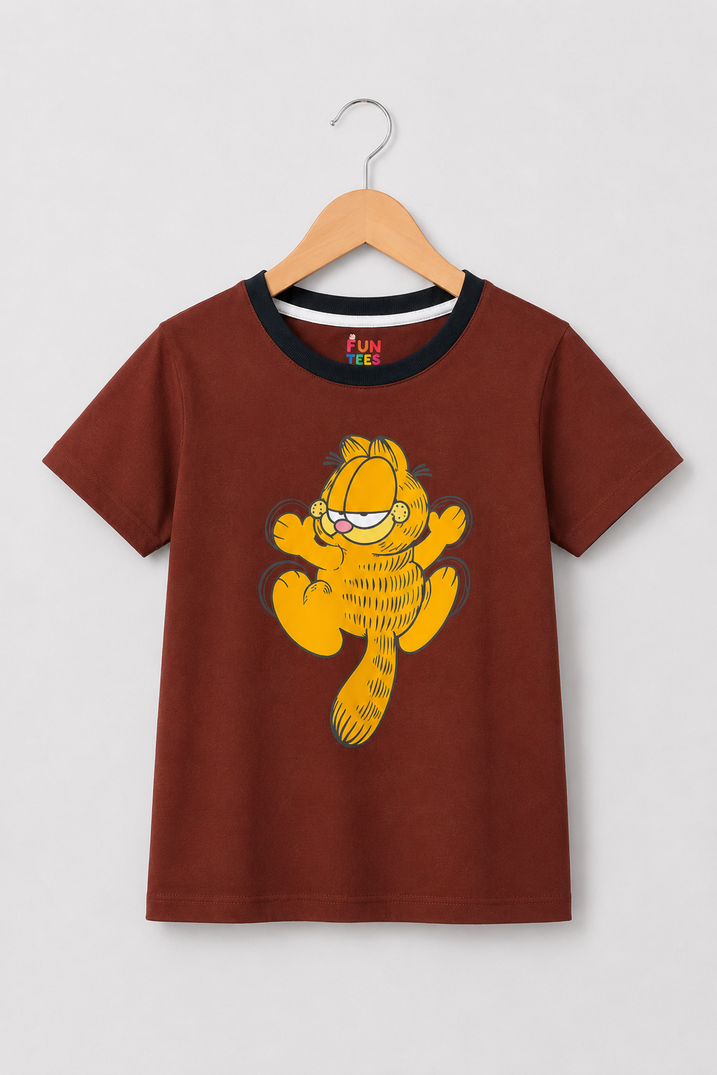 MAROON GARFIELD TEE