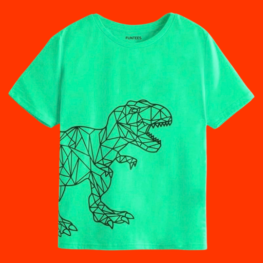 GREEN DINO TEE