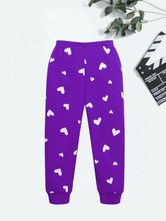 PURPLE HEART FLEECE PAIR