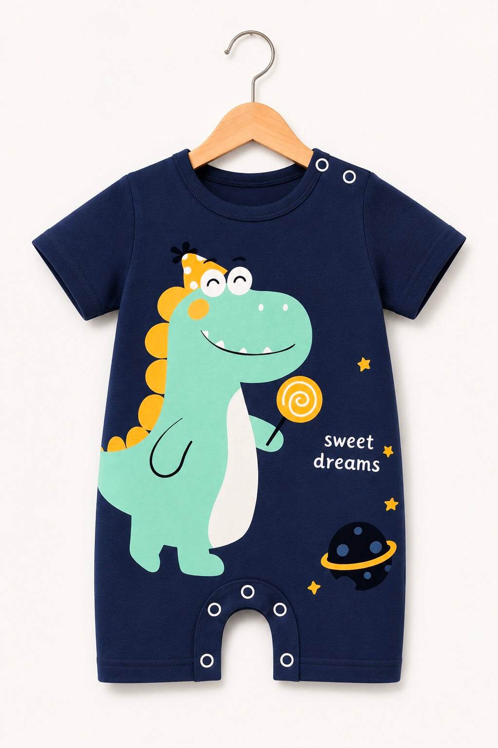 SWEET DREAMS DINO ROMPER
