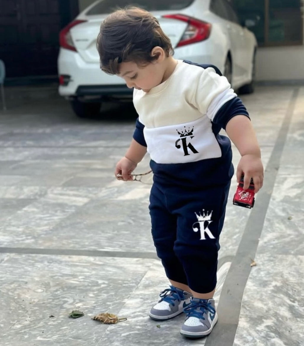 NAVY KING FLEECE PAIR