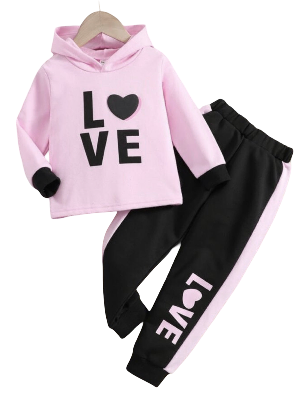 PINK LOVE FLEECE PAIR