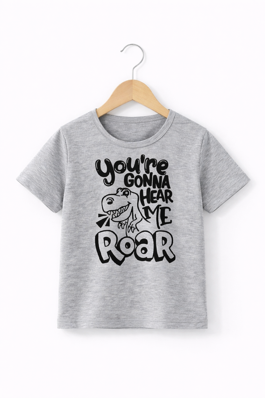 GREY ROAR TEE