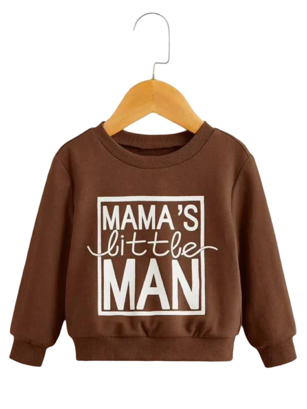 BROWN MAMA’S LITTLE MAN FLEECE SWEATSHIRT