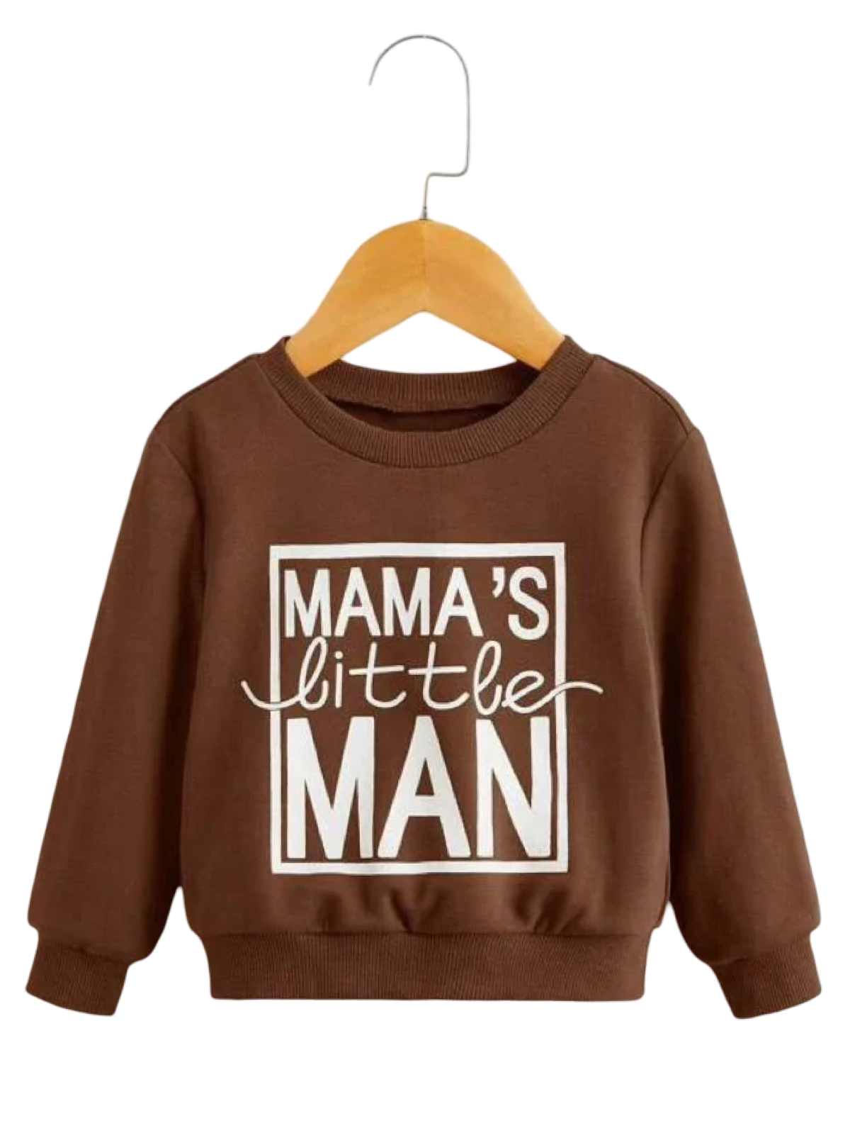 BROWN MAMA’S LITTLE MAN FLEECE SWEATSHIRT