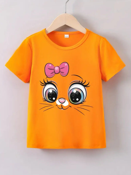 ORANGE CAT TEE