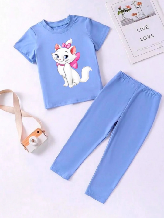 SKY CAT TROUSER SET