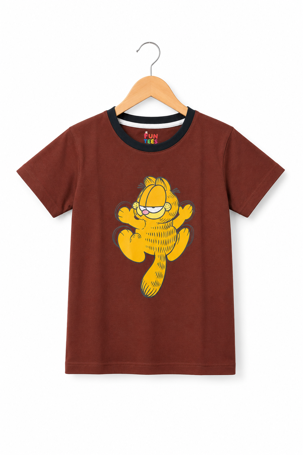 MAROON GARFIELD TEE