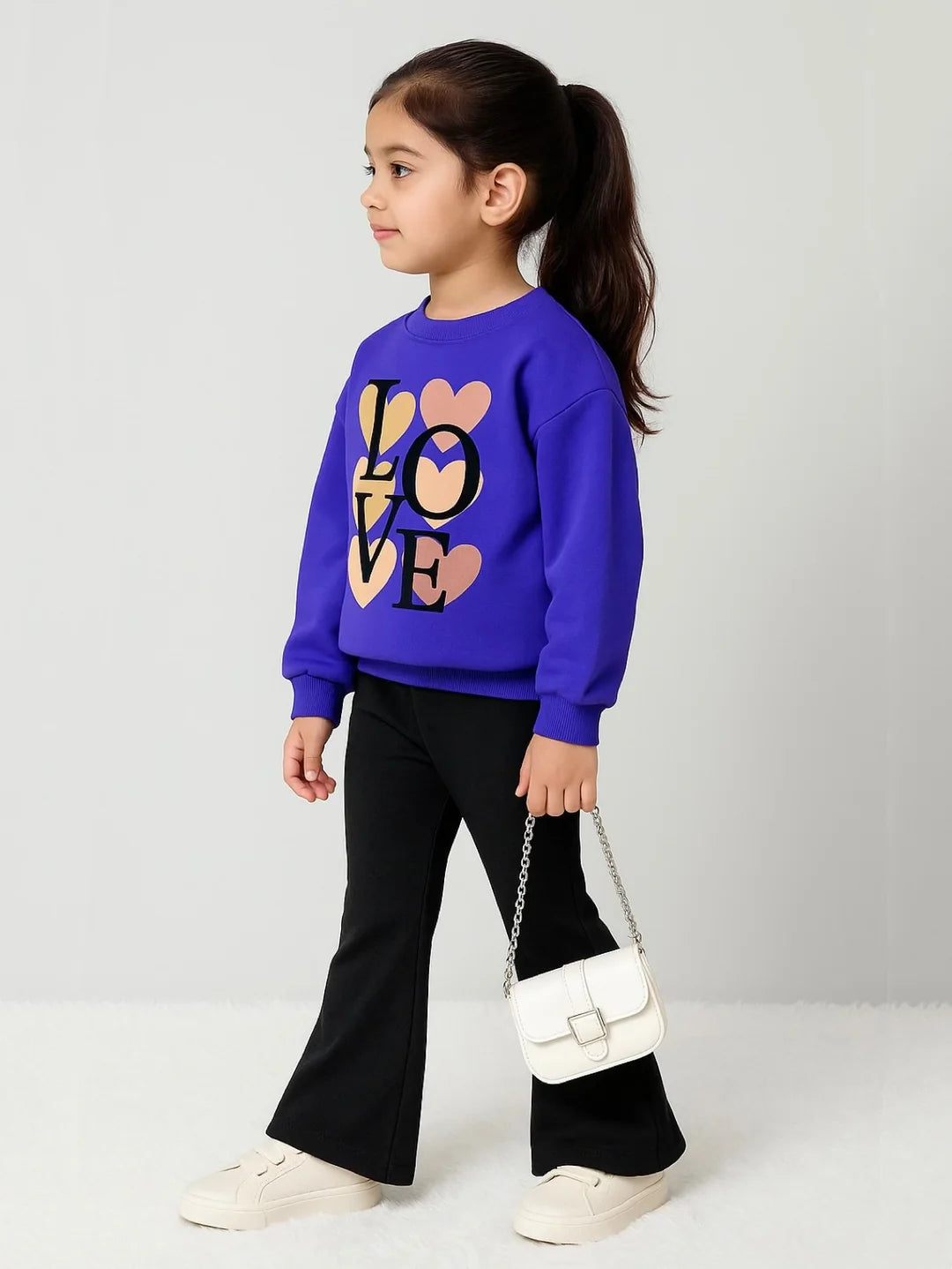 ROYAL LOVE WIDE LEG FLEECE PAIR
