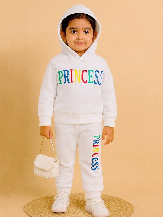 WHITE PRINCESS FLEECE PAIR