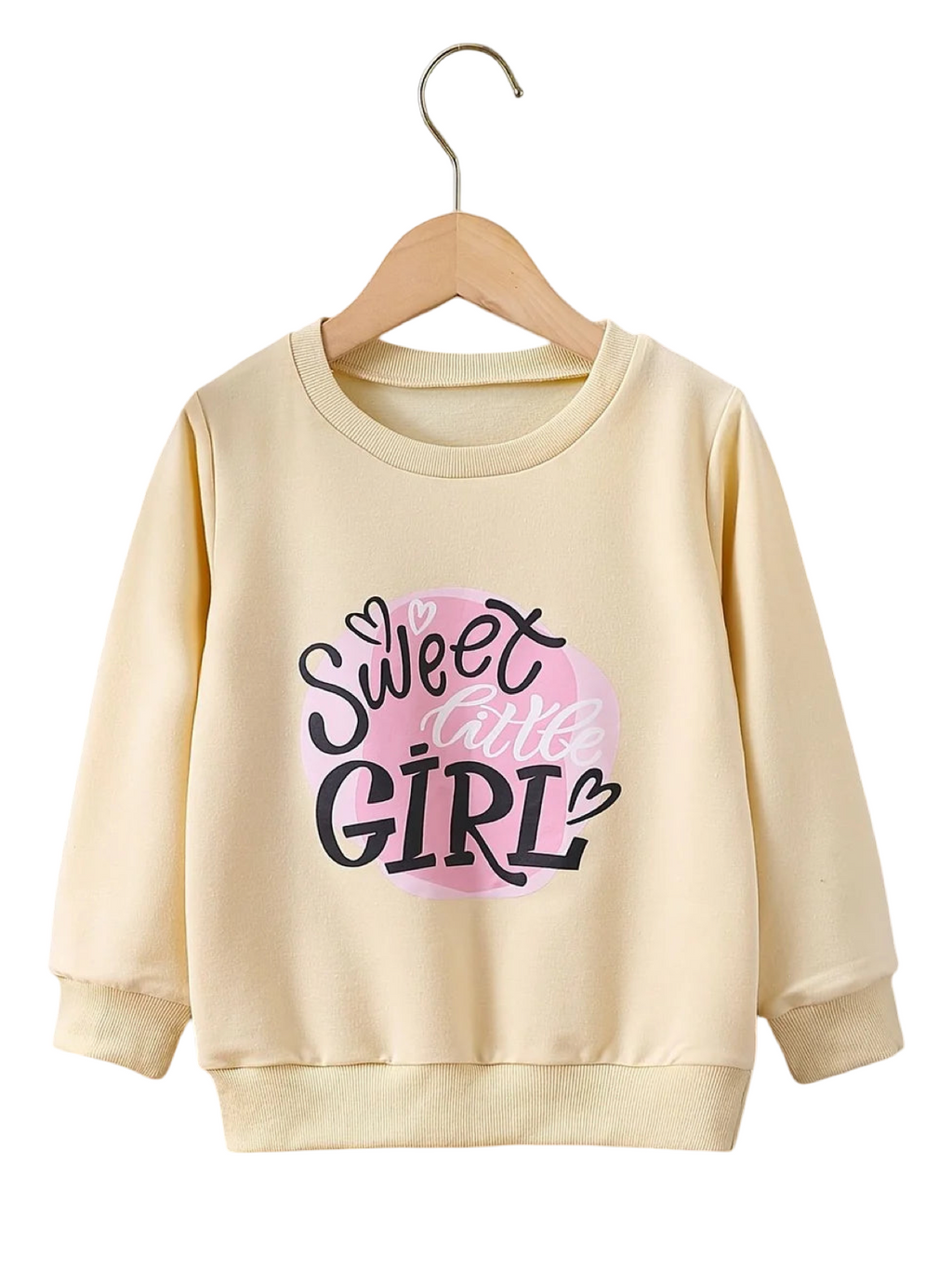 SWEET LITTLE GIRL FLEECE SWEATSHIRT