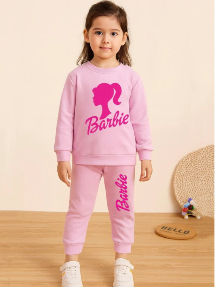 PINK BARBIE FLEECE PAIR
