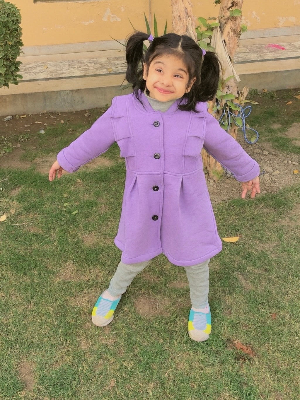 LILAC PRINCESS FLEECE COAT