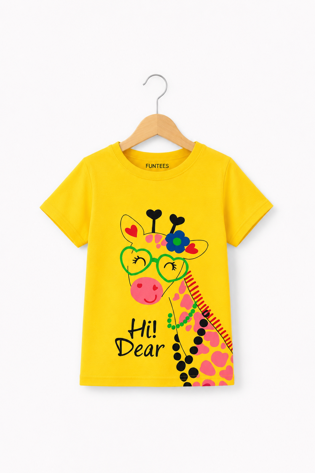 YELLOW GIRAFFE TEE
