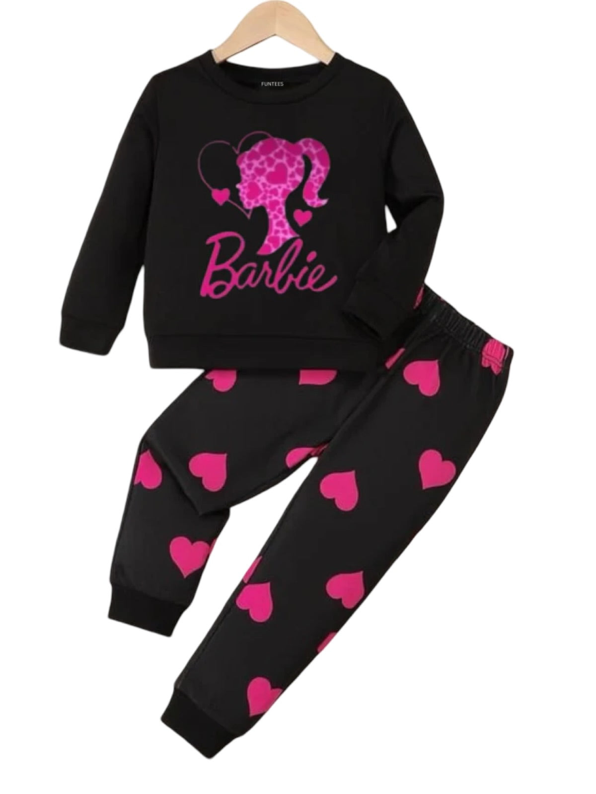 BARBIE ALL OVER FLEECE PAIR
