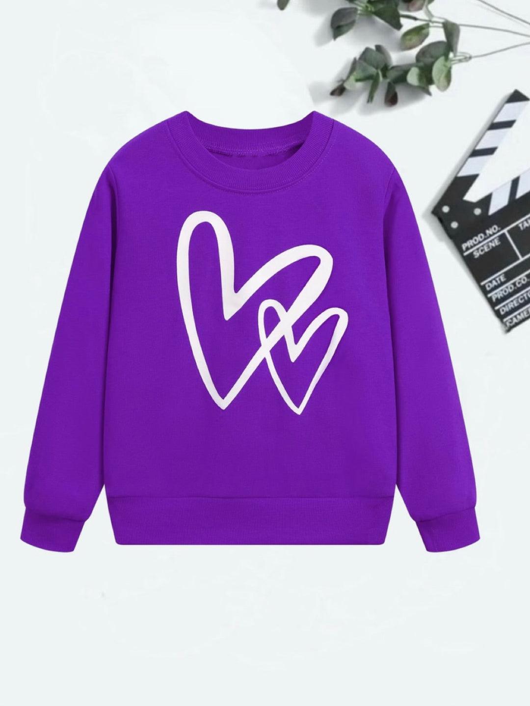 PURPLE HEART FLEECE PAIR