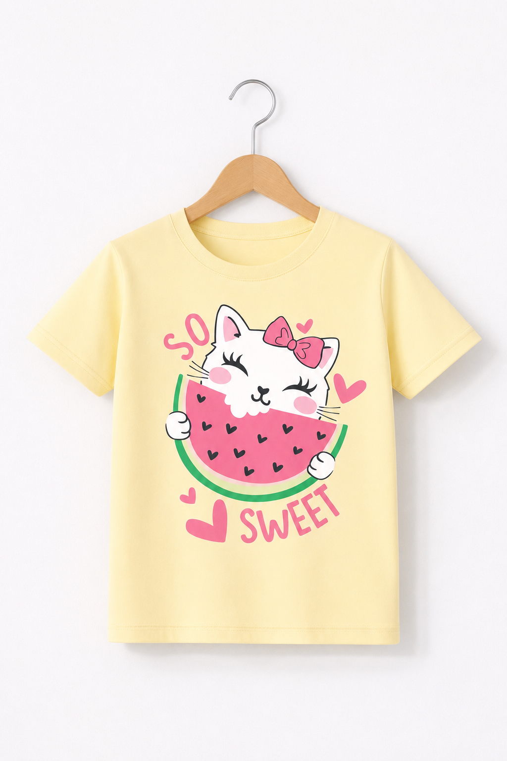 YELLOW CAT TEE