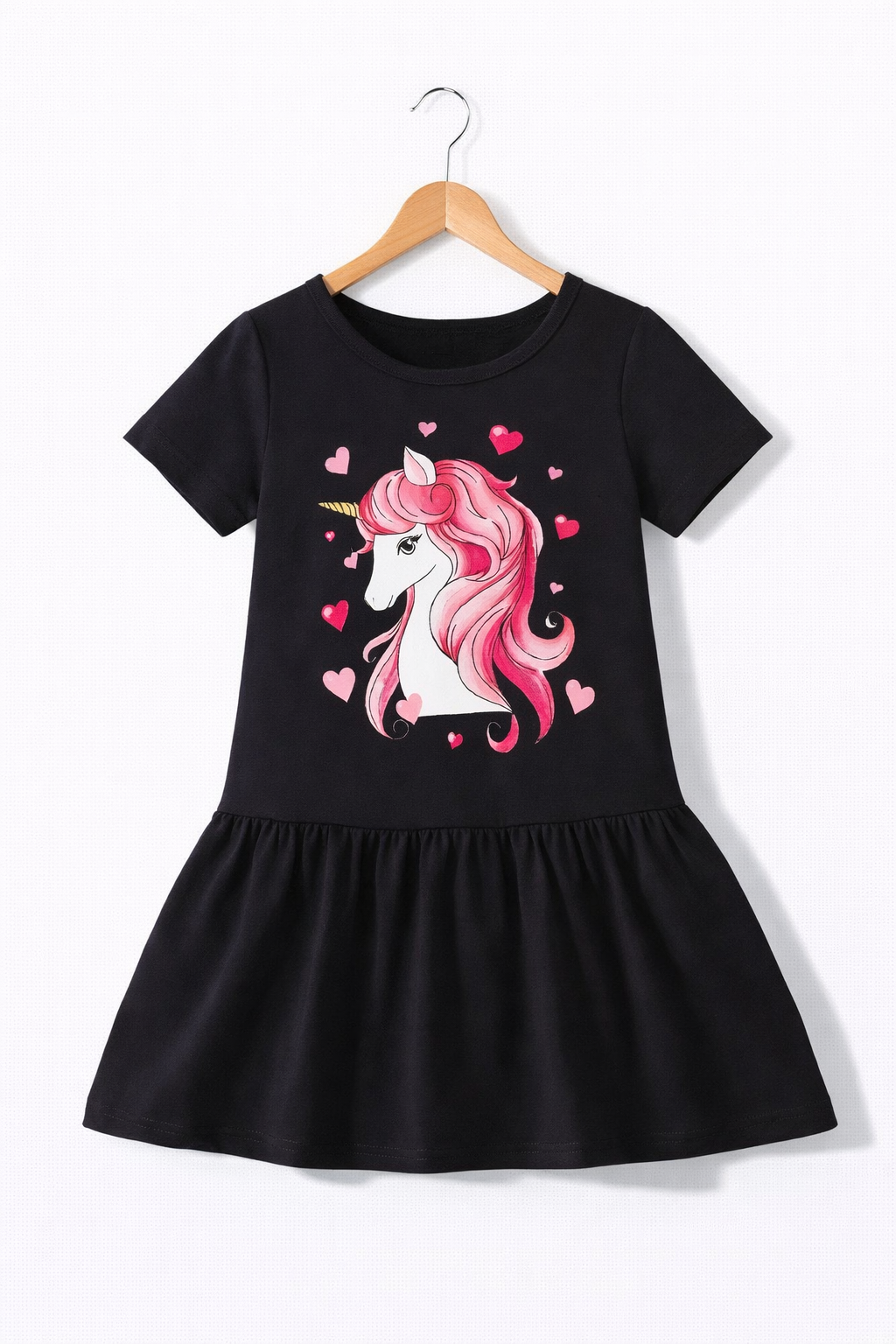 BLACK UNICORN SUMMER FROCK
