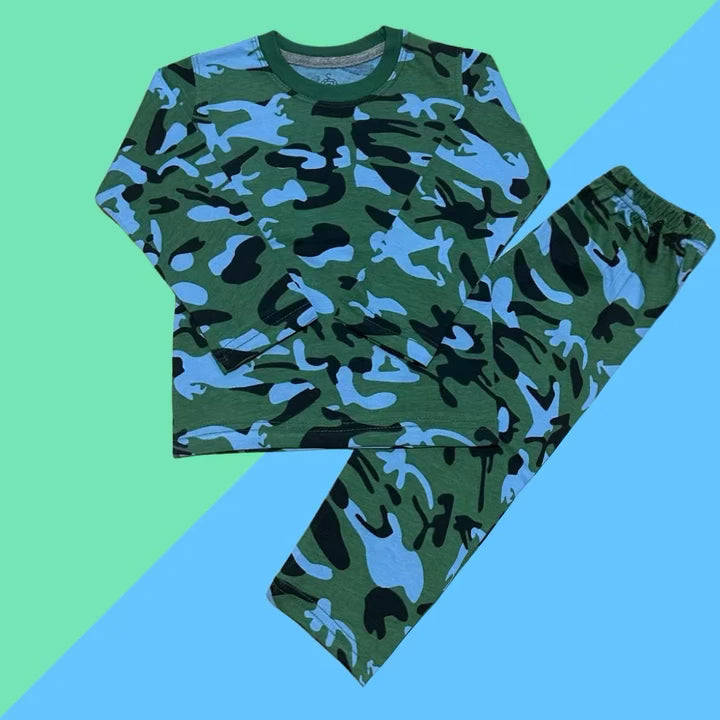 GREEN CAMOU SUMMER SUIT